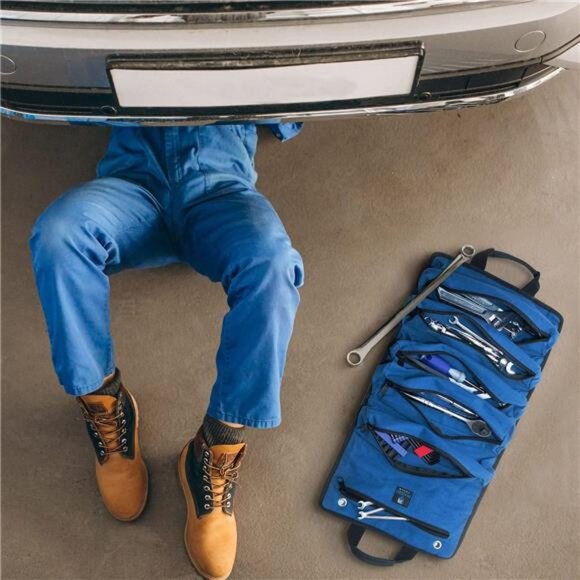 Rugged Tools Titan Deluxe Tool Roll Up Bag - Picture 5 of 7